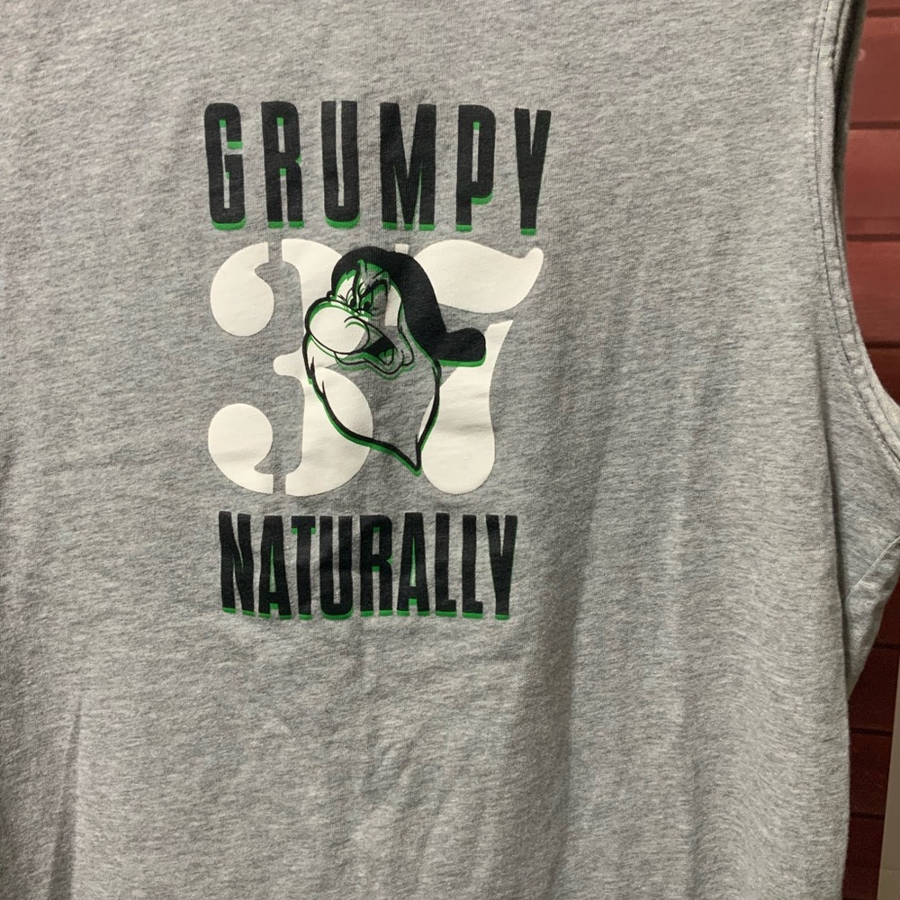 Walt Disney’s grumpy naturally, tank top, cool graphics. SZ medium. Euc. - Picture 2 of 5
